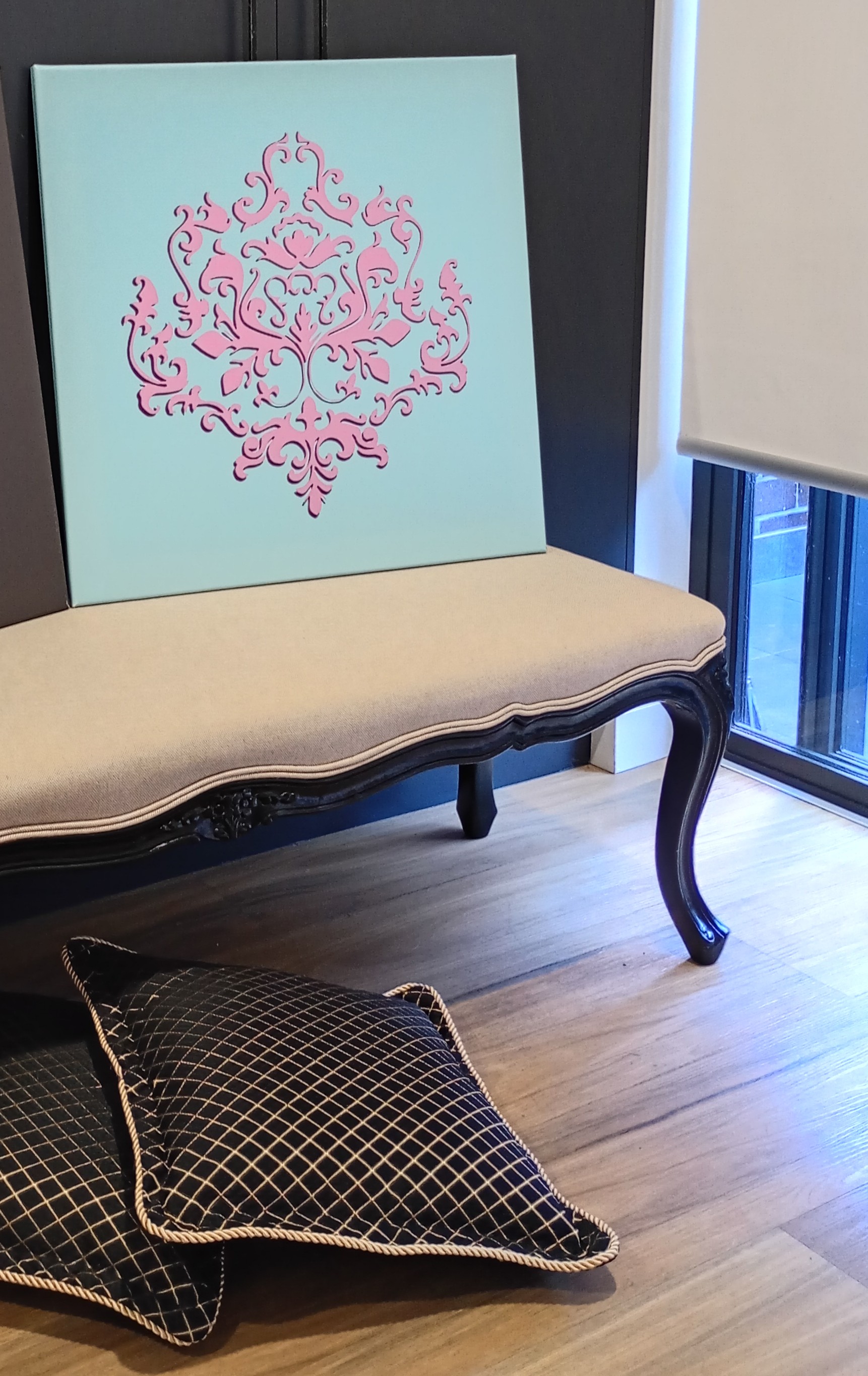Damask Artwork by Rhonda Lee Wright