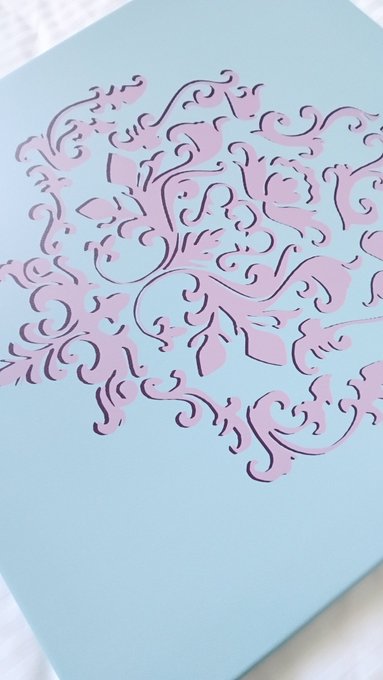 Damask Artwork by Rhonda Lee Wright